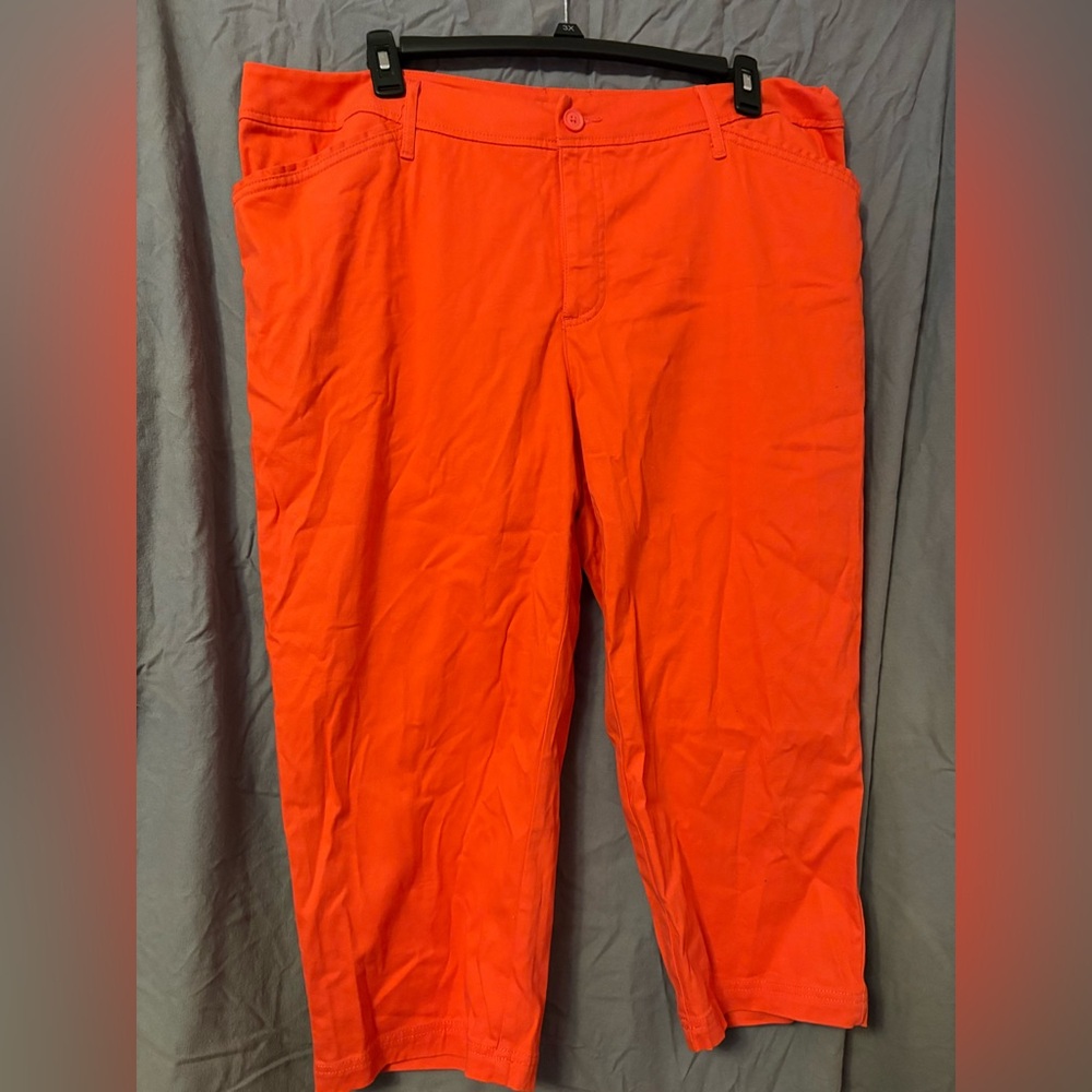 Unbranded orange pants, size 22W.